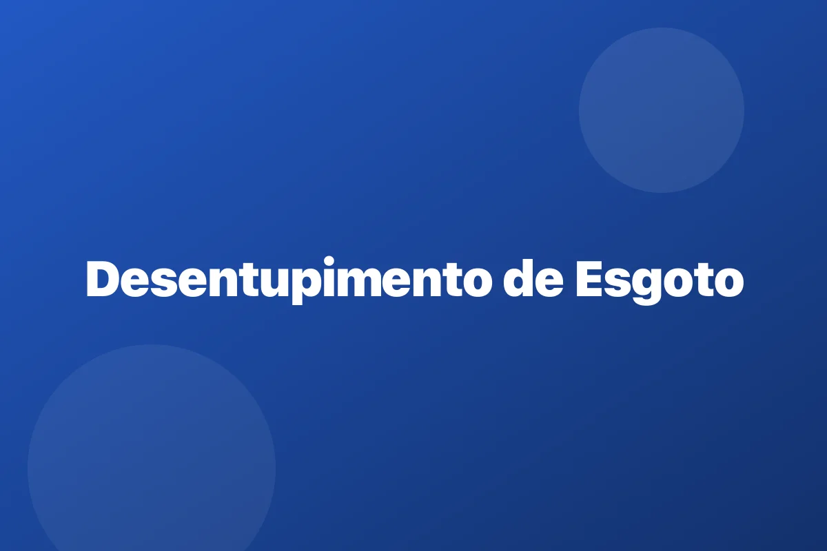 Desentupimento de esgoto em Várzea Grande – limpeza da coluna